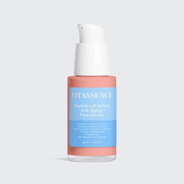 VITASSENCE Peptide Lift & Firm Anti-Aging Face Serum Hyaluronic Acid and Gingko Extract